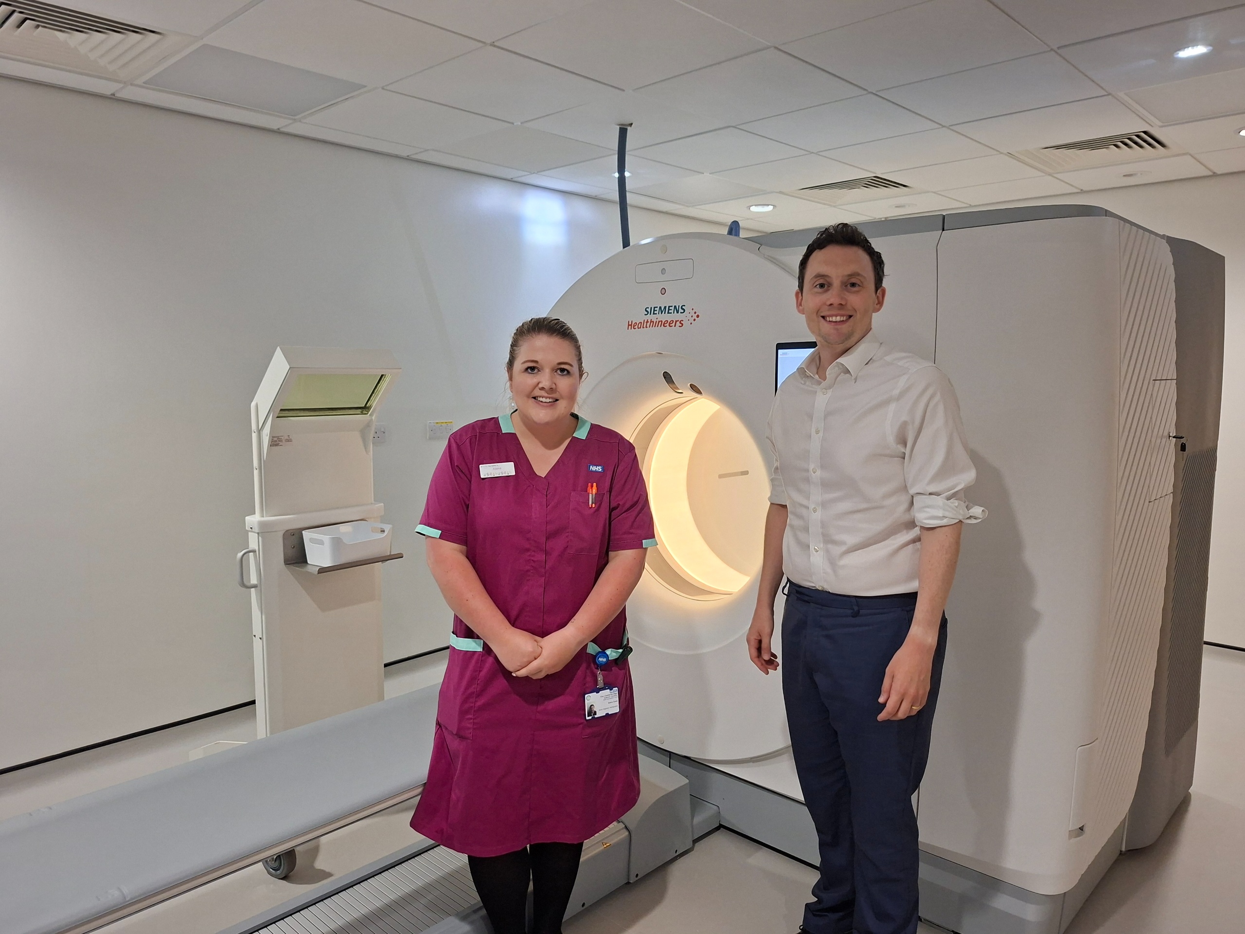 Wirral MP visits The Clatterbridge Cancer Centre to see ‘first in UK’ PET-CT scanner and innovative cancer care thumbnail image