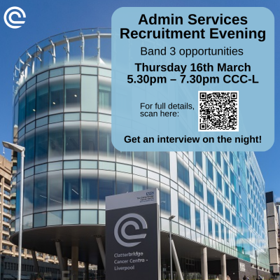 CCC L Admin Services Recruitment Evening this March 2023 The